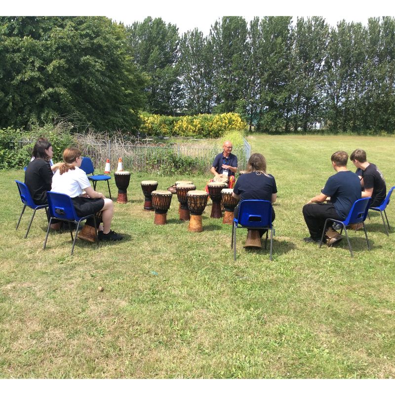 Classroom 3 - Drumming - Life Skills Manor for Autism Gallery